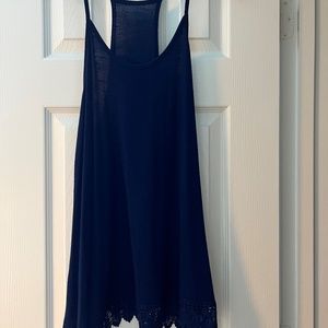 Navy blue tank top